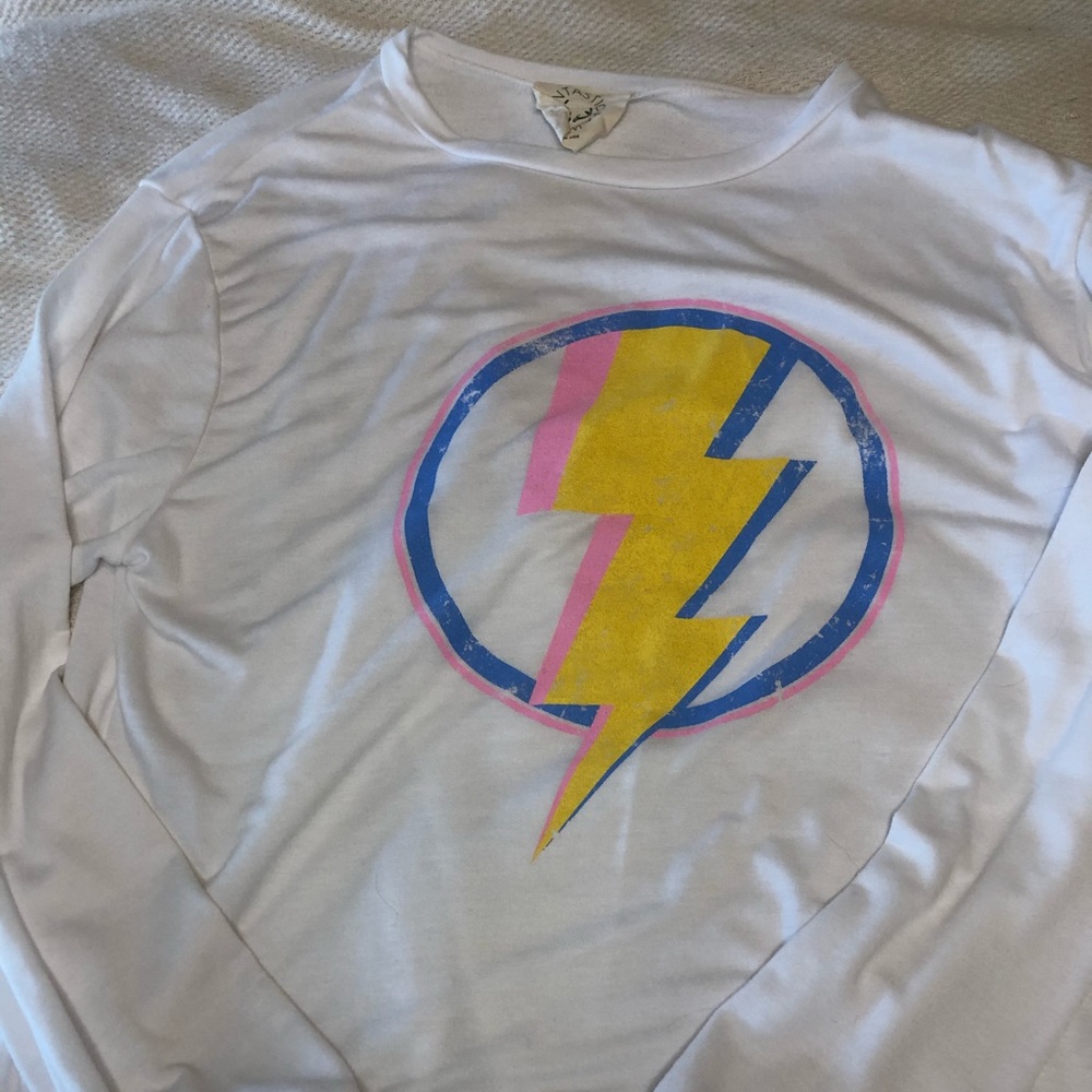 Lightening bolt light sweatshirt